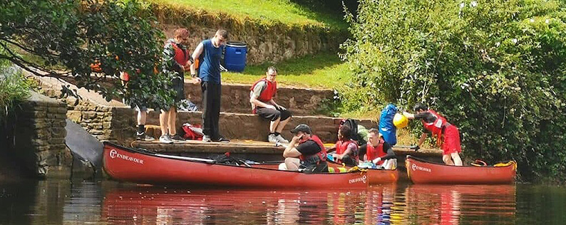 Endeavour&rsquo;s Adventure Fund canoeing activity
